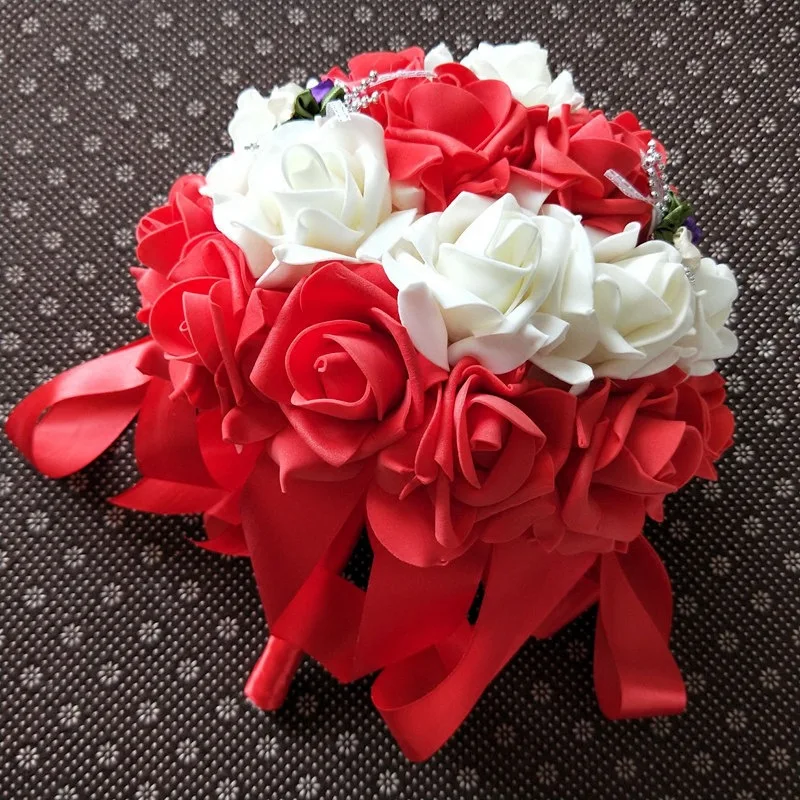 Elegant Bride Hands Holding Bouquet Romantic Rose Flower Pearl Crystal Wedding Bridal/Bridesmaid Bouquet Satin Flower
Elegant Bride Hands Holding Bouquet Romantic Rose Flower Pearl Crystal Wedding Bridal/Bridesmaid Bouquet Satin Flower