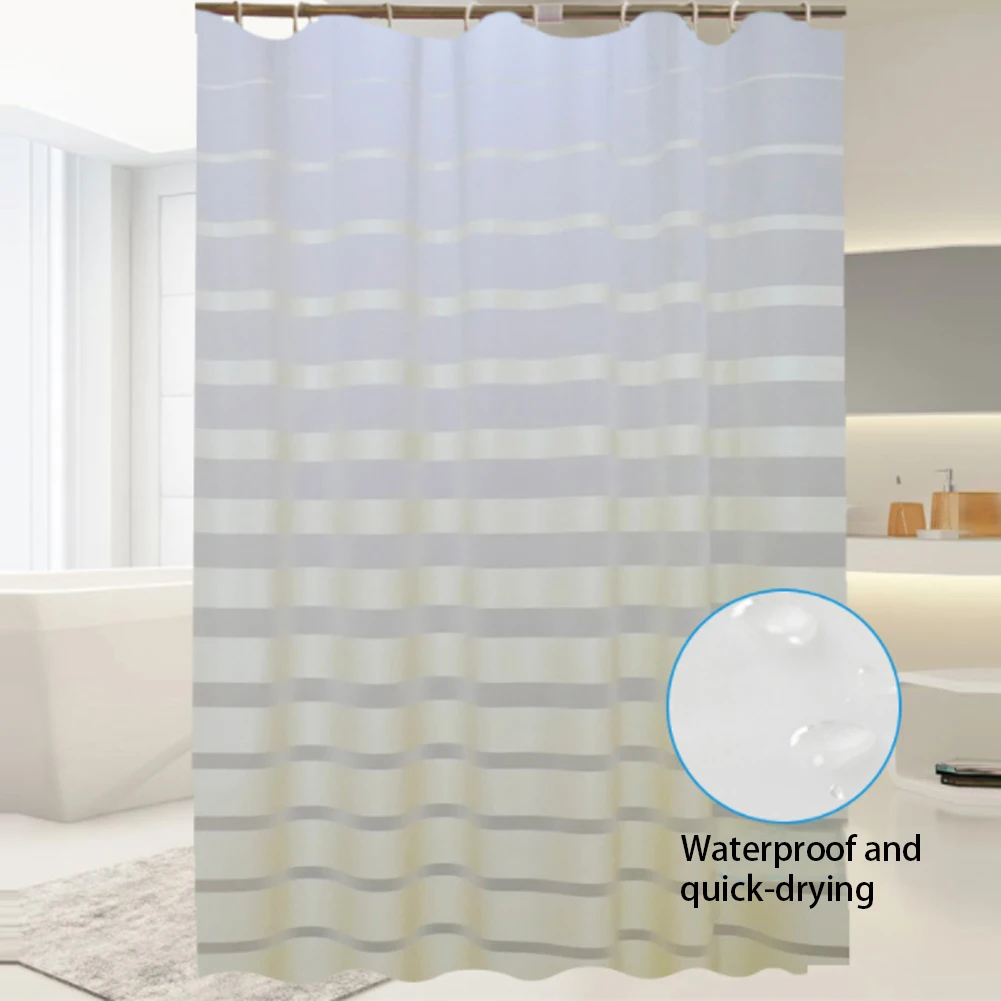 2019 NewWaterproof Plastic Shower Curtains White Striped Bath Screen For Home Hotel Bathroom Mold Proof Curtain With Hooks
2019 NewWaterproof Plastic Shower Curtains White Striped Bath Screen For Home Hotel Bathroom Mold Proof Curtain With Hooks