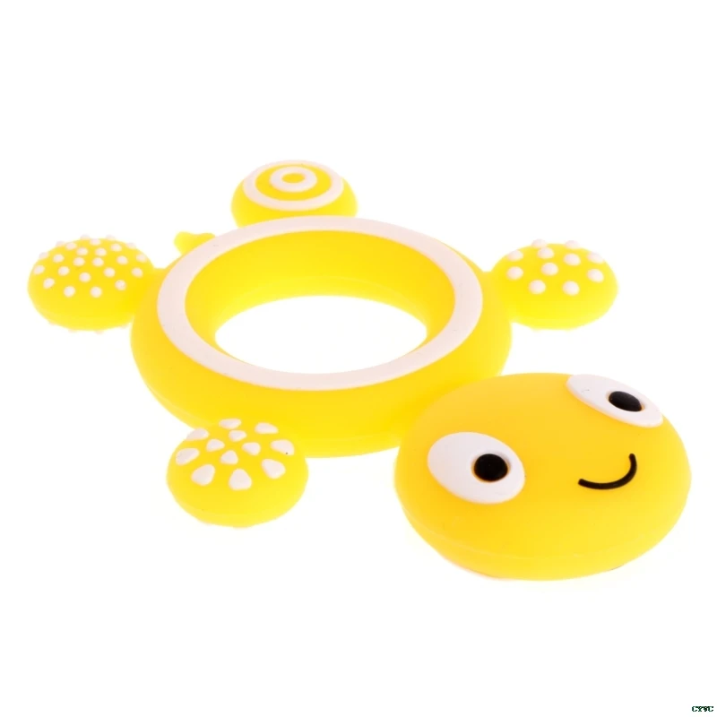 1Pcs Safety Baby Teether Tortoise Baby Kids Food Grade Silicone Soother Teether Teething Pacifier
1Pcs Safety Baby Teether Tortoise Baby Kids Food Grade Silicone Soother Teether Teething Pacifier