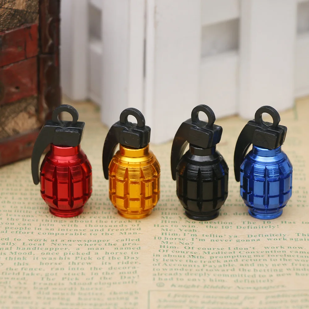 4Pcs/set Grenade Bomb Exterior Wheel Tyre Tire Valve Stems Air Dust Cover Caps
4Pcs/set Grenade Bomb Exterior Wheel Tyre Tire Valve Stems Air Dust Cover Caps