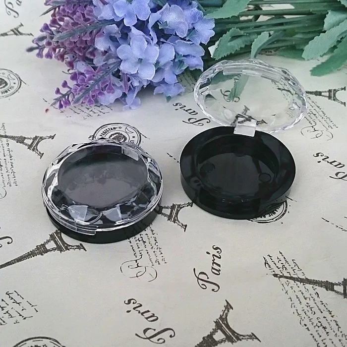 2.85cm aluminum plate black ps eye shadow/blush/face cream plastic box with diamond-shaped transparent flip cap
2.85cm aluminum plate black ps eye shadow/blush/face cream plastic box with diamond-shaped transparent flip cap