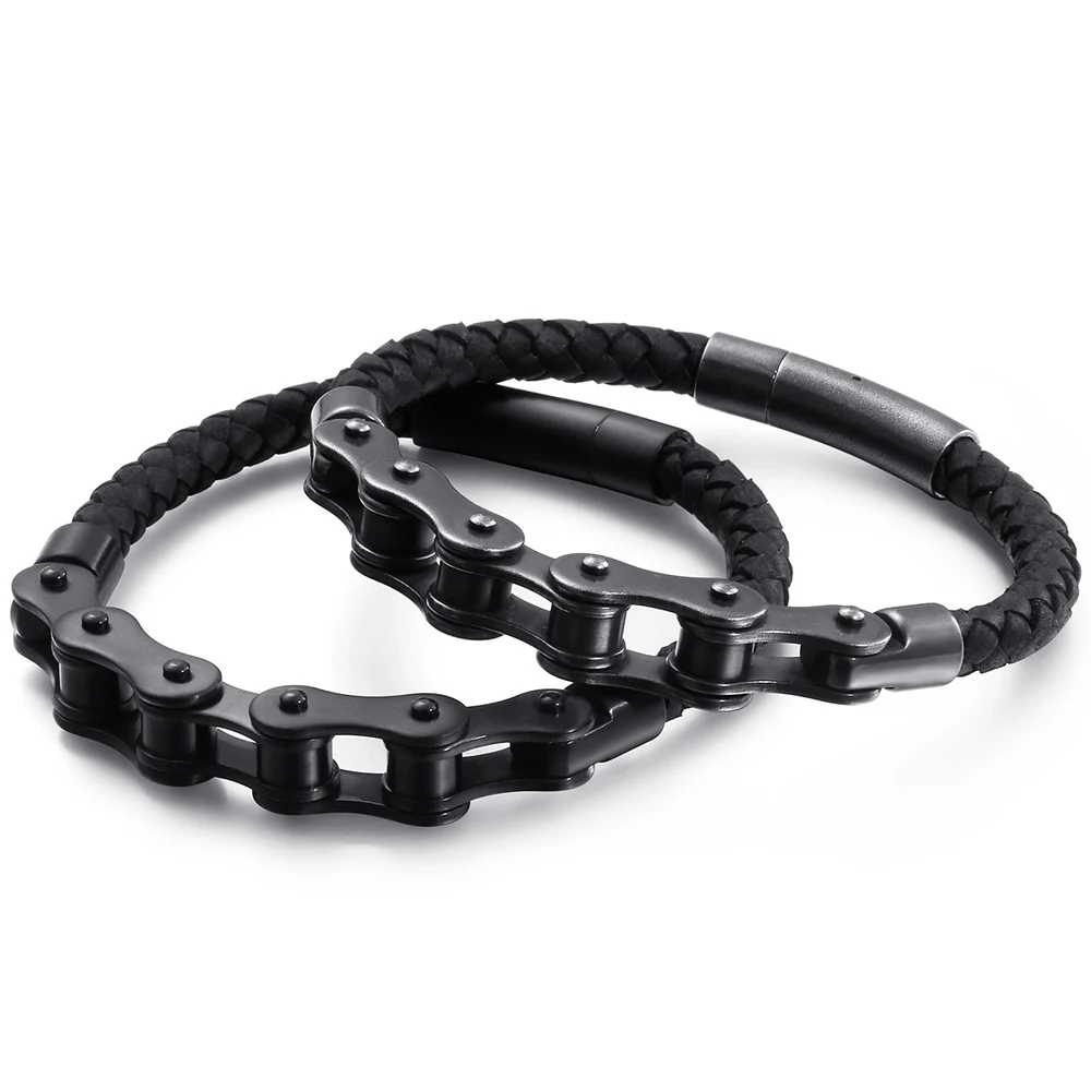 Vintage Brand New Frosted Stainless Steel Bike Chain Bracelet Men Bicycle Motorcycle Mens Leather Bracelets Jewelry Ghost Rider
Vintage Brand New Frosted Stainless Steel Bike Chain Bracelet Men Bicycle Motorcycle Mens Leather Bracelets Jewelry Ghost Rider