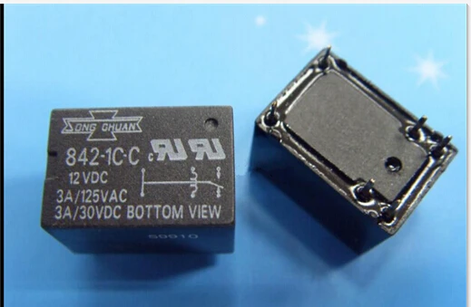 Новое реле 842-1C-C-12VDC 8421CC12VDC 8421CC 842-1C-C 842-1C DC12V 12VDC 12V 3A DIP6 20 шт./лот
Новое реле 842-1C-C-12VDC 8421CC12VDC 8421CC 842-1C-C 842-1C DC12V 12VDC 12V 3A DIP6 20 шт./лот