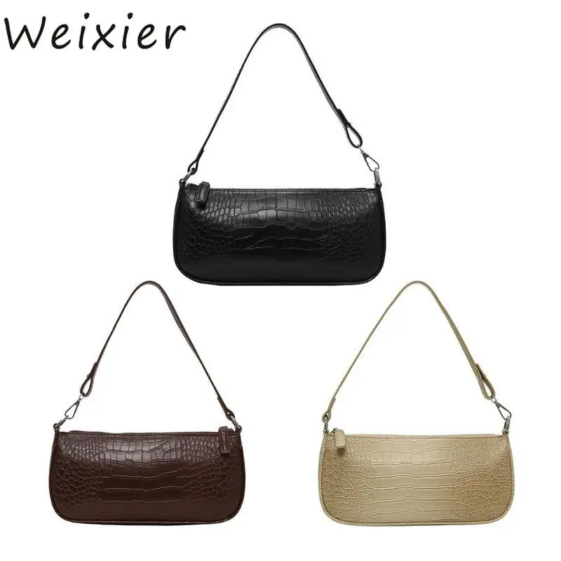 WEIXIER Alligator Pattern Women Messenger bag Casual Solid Shoulder Bags for women 2019 Split Retro Crocodile Bolsas V1-08
WEIXIER Alligator Pattern Women Messenger bag Casual Solid Shoulder Bags for women 2019 Split Retro Crocodile Bolsas V1-08