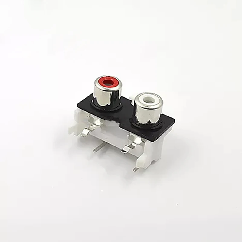 10pcs AV Plug Red and White 2 Holes AV Block Lotus RCA Connector Audio Video Socket
10pcs AV Plug Red and White 2 Holes AV Block Lotus RCA Connector Audio Video Socket