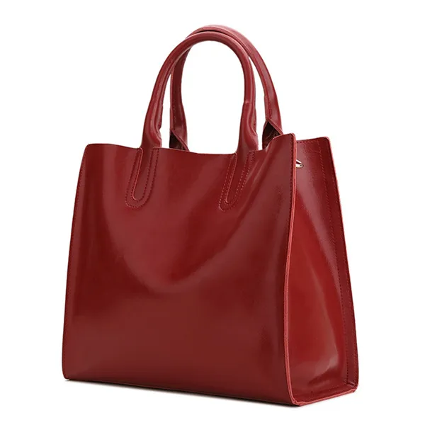 2016 Fashion Casual Women Handbag Genuine Leather Tote Bag Female Shoulder Bag Red Large Capacity Hand Bag Mujer Leisure Totes
2016 Fashion Casual Women Handbag Genuine Leather Tote Bag Female Shoulder Bag Red Large Capacity Hand Bag Mujer Leisure Totes