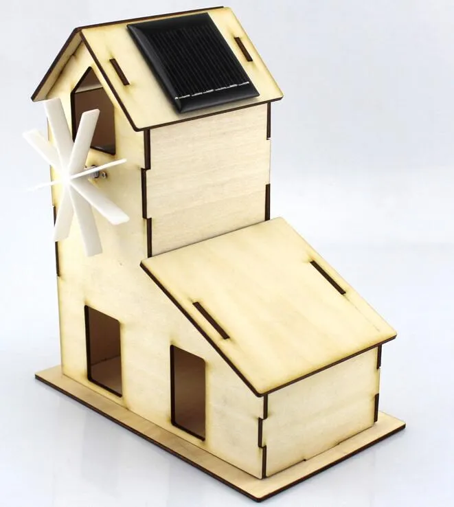 DIY Wooden Puzzle Jigsaw House Solar Toys Powered Building Block Educational for Model and Scientific Experiments Toys
DIY Wooden Puzzle Jigsaw House Solar Toys Powered Building Block Educational for Model and Scientific Experiments Toys