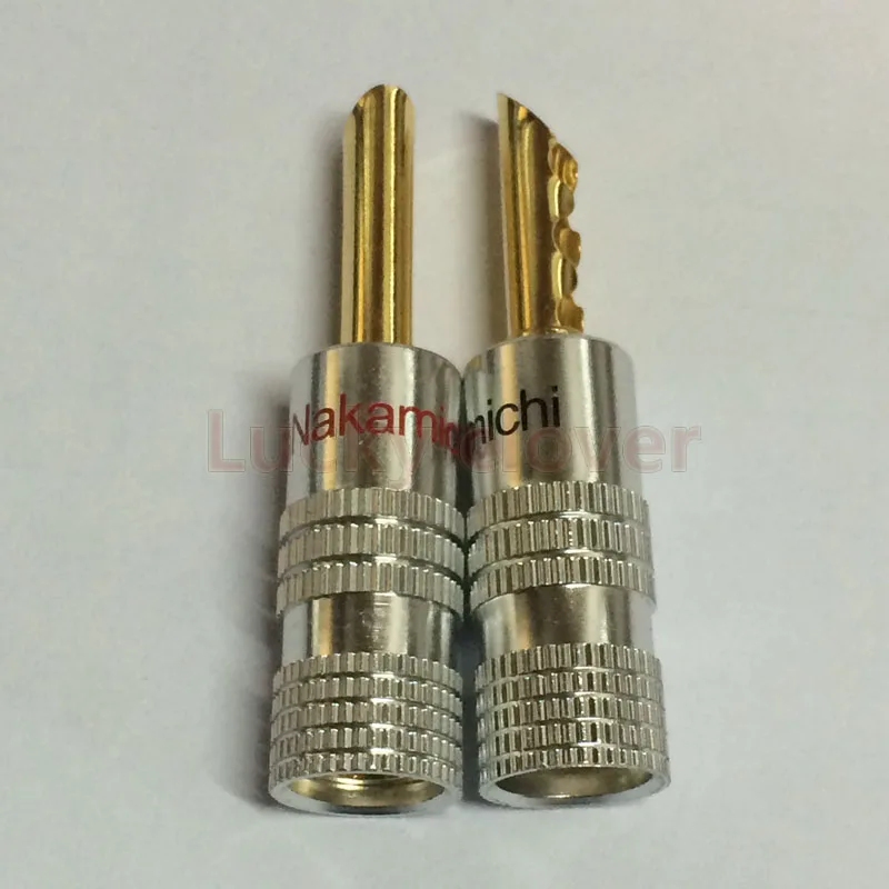 500pcs New Nakamichi Banana Plugs 24K Gold Speaker Hallow Banana Plugs Connector Red and Black Color
500pcs New Nakamichi Banana Plugs 24K Gold Speaker Hallow Banana Plugs Connector Red and Black Color