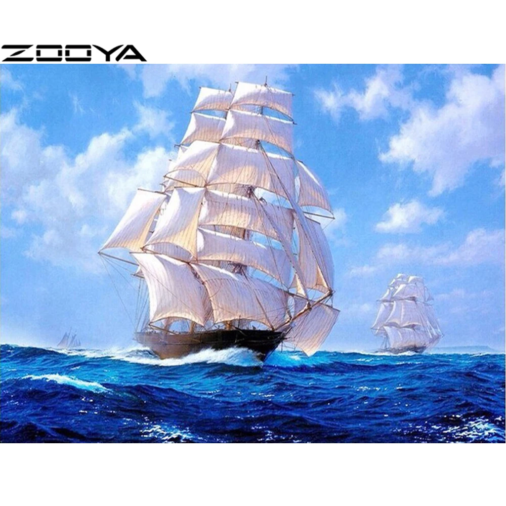 ZOOYA New 5d Diamond Embroidery Kits Cross-Stitch Sailing At Sea Home Decor Diamond Painting Mosaic DIY Pcitures Needlework R995
ZOOYA New 5d Diamond Embroidery Kits Cross-Stitch Sailing At Sea Home Decor Diamond Painting Mosaic DIY Pcitures Needlework R995