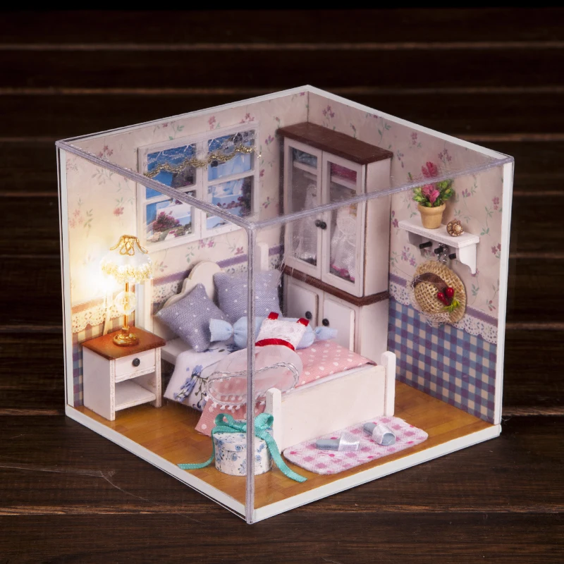 Теплый шепот Кукольный дом DIY 3D миниатюрная мебель кукольный домик игрушки дети