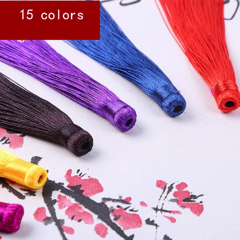 10PCS 12cm Vertical Silk Tassel fringe sewing bang tassel trim key tassels for DIY pendant Embellish curtain accessories parts
10PCS 12cm Vertical Silk Tassel fringe sewing bang tassel trim key tassels for DIY pendant Embellish curtain accessories parts