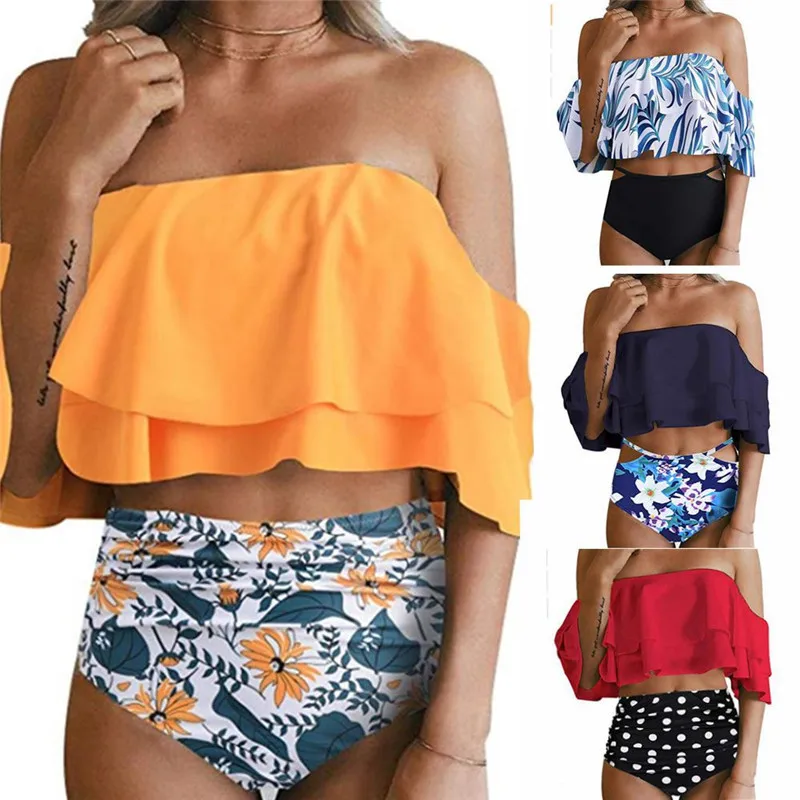 Summer Swimwear Swimming Suit Sexy High Waist Swimsuit Bikini Set Beach Wear Print Bikinis Women Plus Size Woman Clothes Badpak
Summer Swimwear Swimming Suit Sexy High Waist Swimsuit Bikini Set Beach Wear Print Bikinis Women Plus Size Woman Clothes Badpak