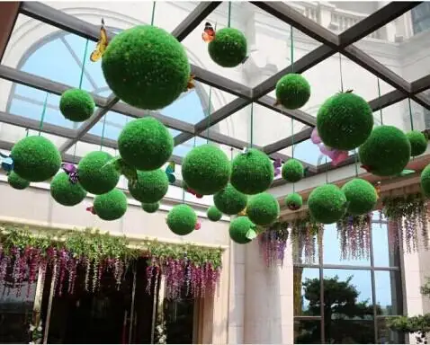 New Arrival Artificial Plastic Silk Fabric Green Flower Grass Plant Ball For Garden Home Decor Wedding Christmas Bar Party Decor
New Arrival Artificial Plastic Silk Fabric Green Flower Grass Plant Ball For Garden Home Decor Wedding Christmas Bar Party Decor