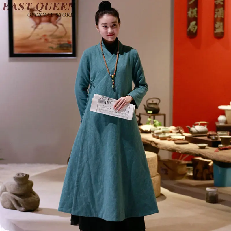 Traditional Chinese clothing female Chinese robe linen cloth winter dress extral loose Cheongsam free size AA2815 YQ
Traditional Chinese clothing female Chinese robe linen cloth winter dress extral loose Cheongsam free size AA2815 YQ