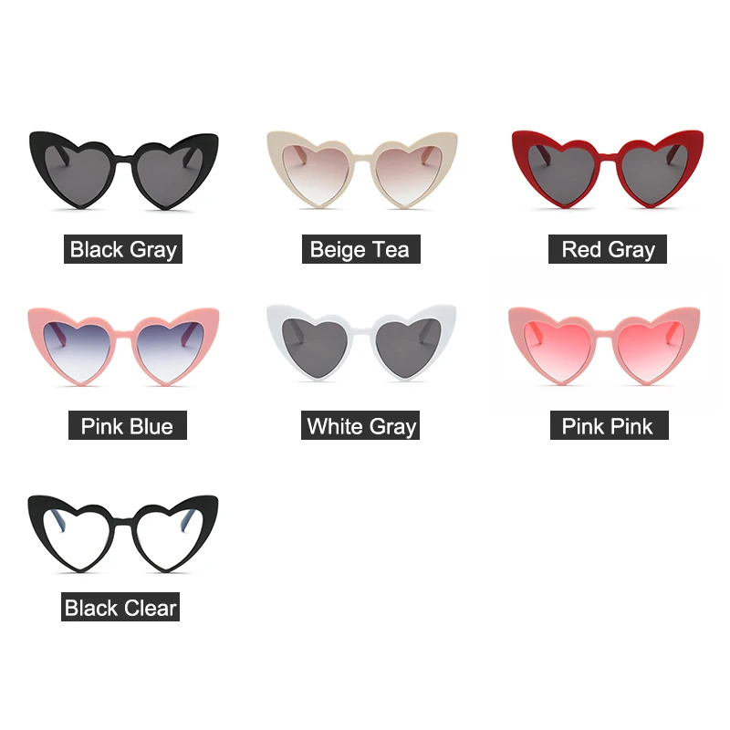Hot Sale Love Heart Sunglasses Women Black Red Pink Cat Eye Sun Glasses Retro Heart Shape Eyewear for Women uv400 Long Keeper
Hot Sale Love Heart Sunglasses Women Black Red Pink Cat Eye Sun Glasses Retro Heart Shape Eyewear for Women uv400 Long Keeper