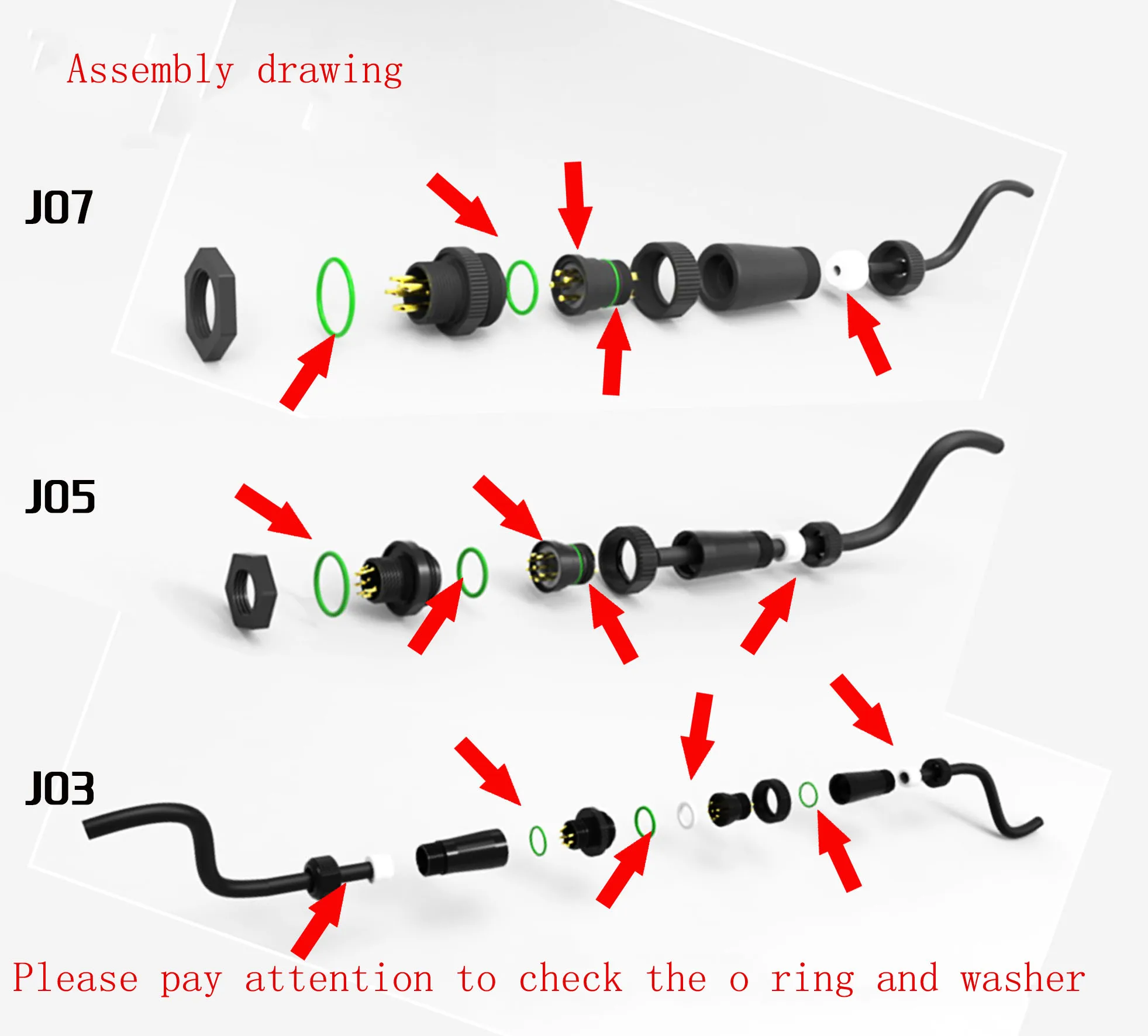 1PC Waterproof Joint Connector Aviation Plug Watertight Wire Pair Seal Ring Depth 200m for Underwater Robot ROV
1PC Waterproof Joint Connector Aviation Plug Watertight Wire Pair Seal Ring Depth 200m for Underwater Robot ROV