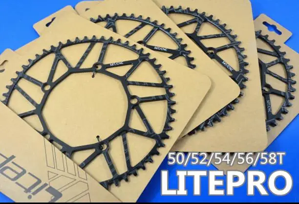 Litepro Звездочка CNC легкая 50t / 52t /54t/56t/58t узкая широкая 130bcd | Спорт и развлечения