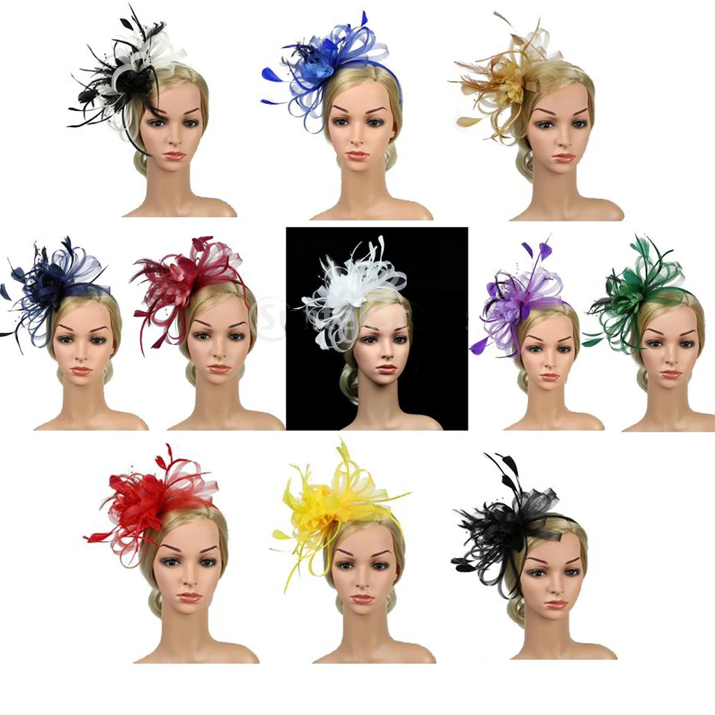 1pcs Vintage Women’s Mesh Bowknot Feather Headband Fascinator Wedding Royal Ascot Hair Accessories for Tea Party Church Wedding
1pcs Vintage Women’s Mesh Bowknot Feather Headband Fascinator Wedding Royal Ascot Hair Accessories for Tea Party Church Wedding