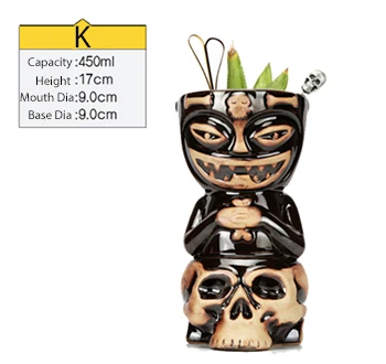 Керамические кружки Tiki cocktailgeek
Керамические кружки Tiki cocktailgeek