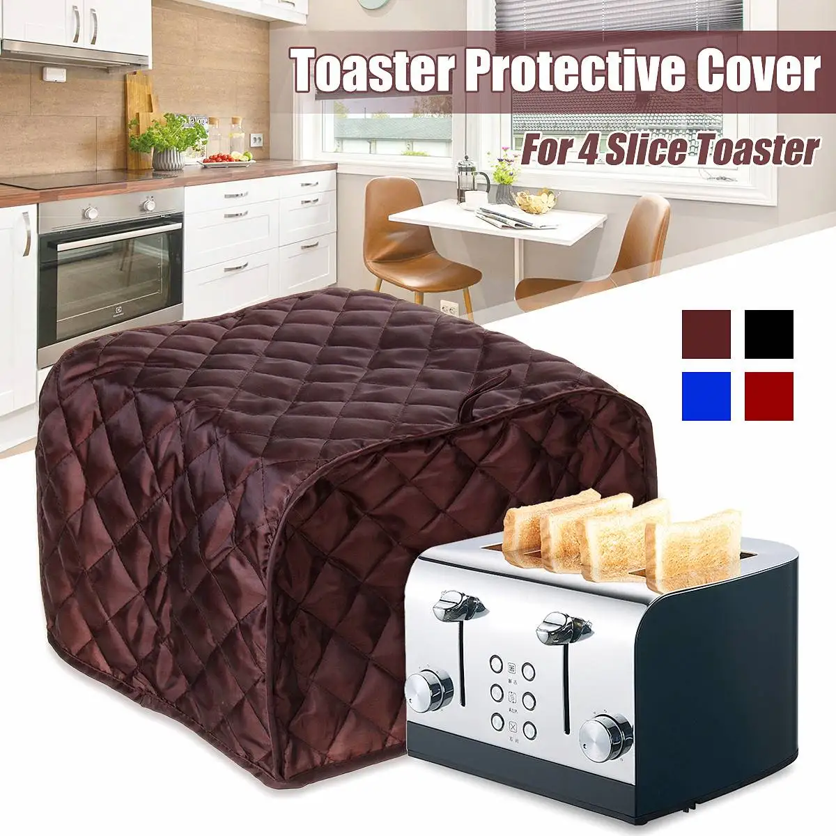 New Toaster Cover Dust Cover Bread Maker Machine Toaster Cover-up For Two Slice Toaster Anti Dust /Fingerprint Protective Cover
New Toaster Cover Dust Cover Bread Maker Machine Toaster Cover-up For Two Slice Toaster Anti Dust /Fingerprint Protective Cover