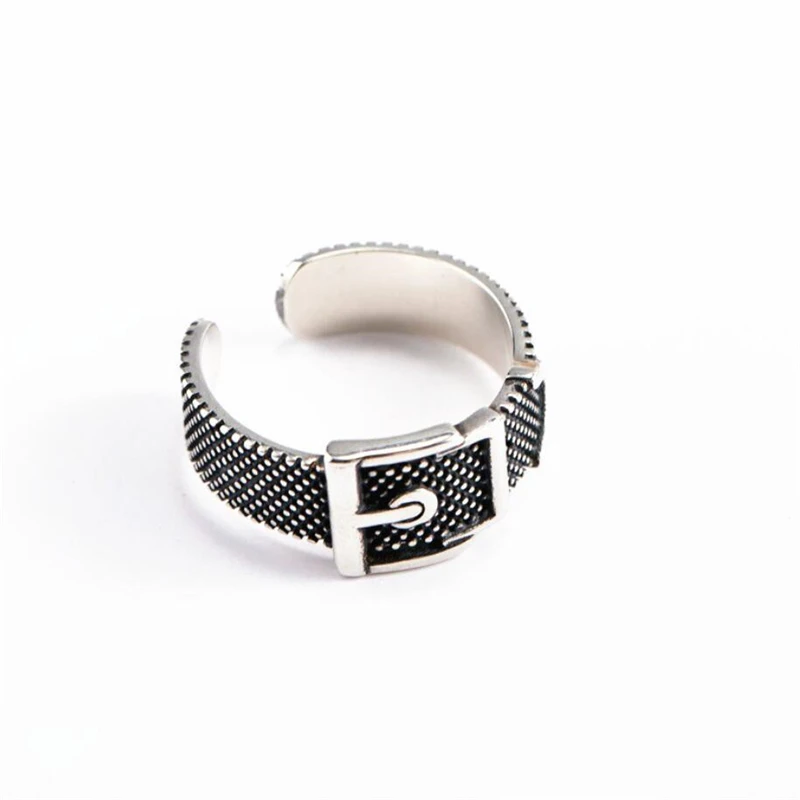 Sole Memory Creative Original Retro Mini Belt Thai Silver Silver Color Female Resizable Opening Rings SRI373
Sole Memory Creative Original Retro Mini Belt Thai Silver Silver Color Female Resizable Opening Rings SRI373