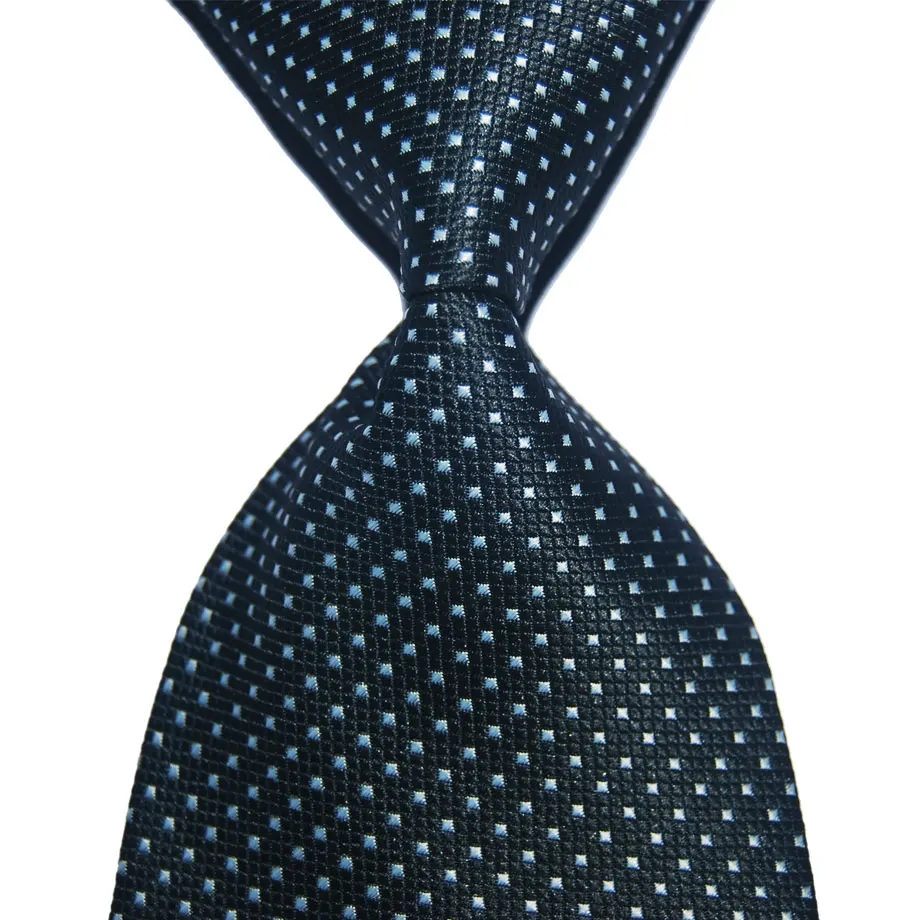 Черный галстук для костюма в подарок мужчин шириной 10 см мужской вязаный