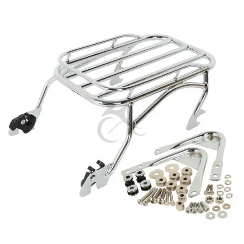 Chrome Trunk Luggage Rack + Docking Hardware Kit For Harley Touring Road King FLHT 96-08
Chrome Trunk Luggage Rack + Docking Hardware Kit For Harley Touring Road King FLHT 96-08