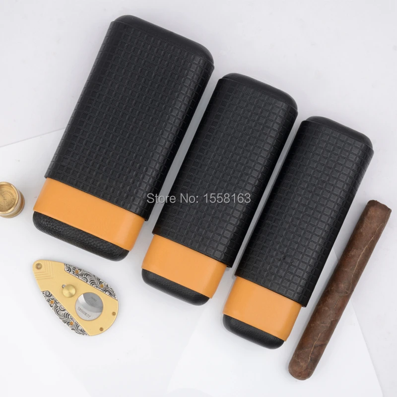 100% оригинальная упаковка скидка дорожный держатель для сигар Cohiba из кедра 2/3