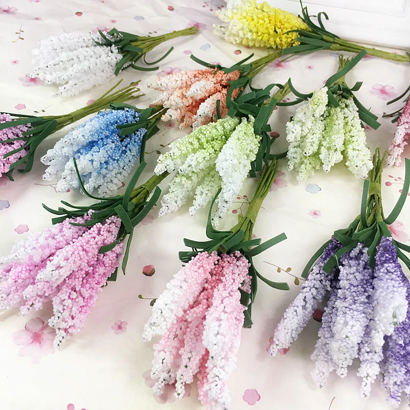10pcs/bunch Mini DIY Wreath Material Artificial Flowers PE Lavender Wedding Flower Decoration Bride Wrist Flower Home Decoration
10pcs/bunch Mini DIY Wreath Material Artificial Flowers PE Lavender Wedding Flower Decoration Bride Wrist Flower Home Decoration
