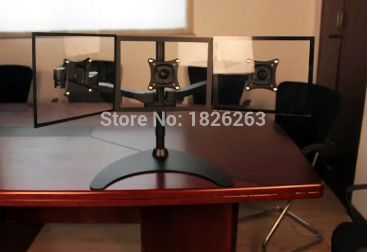 13-24" Triple Screen LCD Monitor Holder Multifunctional Desktop Stand 360 Degree TV Mount Bracket Arm
13-24" Triple Screen LCD Monitor Holder Multifunctional Desktop Stand 360 Degree TV Mount Bracket Arm
