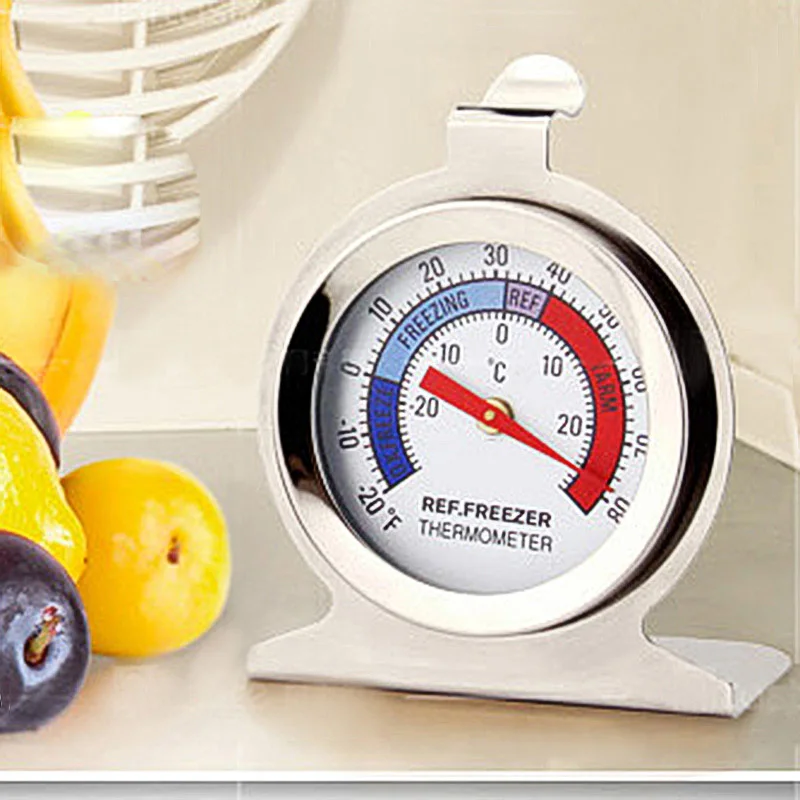 'The Best' Refrigerator Freezer Thermometer Stainless Steel Dial Type Temperature Measure Tool 889 | Инструменты