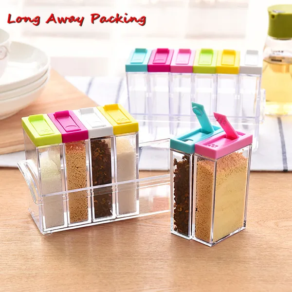 Long Away Packing Kithcne Creative Transparent Seasoning Square Kitchen Spice Rack Condiment Bottles Pepper Shakers Container
Long Away Packing Kithcne Creative Transparent Seasoning Square Kitchen Spice Rack Condiment Bottles Pepper Shakers Container