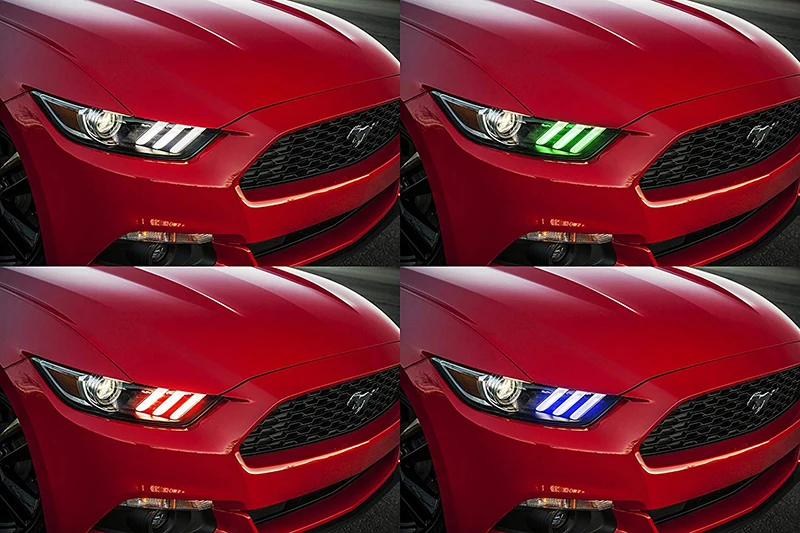 Car Daytime Running Lights for Ford Mustang 2015 2016 2017 Turn Signal Day light Auto Waterproof Lamp RGBW Multicolor
Car Daytime Running Lights for Ford Mustang 2015 2016 2017 Turn Signal Day light Auto Waterproof Lamp RGBW Multicolor