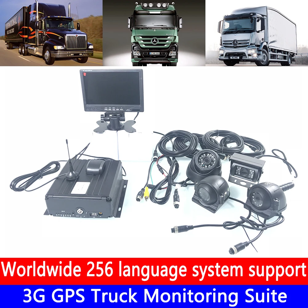 4 канальный 960P HD pixel sd карта для мониторинга в реальном времени 3G GPS Грузовиков