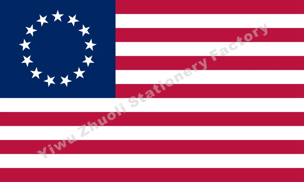 US History Flag Betsy Ross Circular 13 Star Flag 3x5FT 120g 100D Polyester Double Stitched High Quality United States Banner
US History Flag Betsy Ross Circular 13 Star Flag 3x5FT 120g 100D Polyester Double Stitched High Quality United States Banner