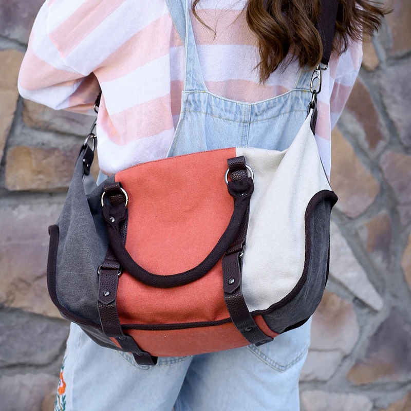 2021 New Tote Women Handbags Shoulder Bags Fashion Casual Messenger bags Canvas Bag High Capacity Lady Patchwork Style design
2021 New Tote Women Handbags Shoulder Bags Fashion Casual Messenger bags Canvas Bag High Capacity Lady Patchwork Style design