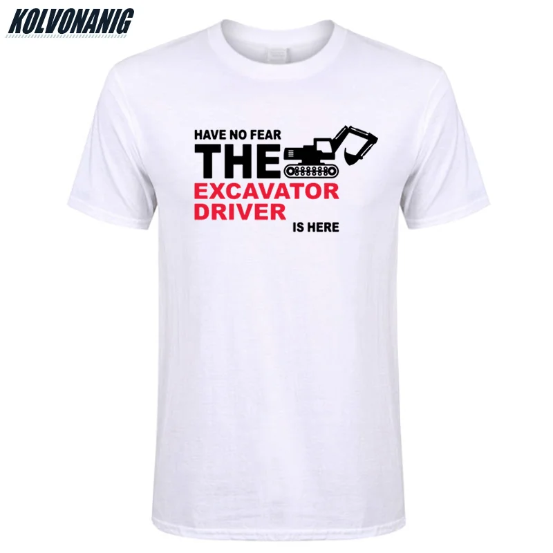 KOLVONANIG HAVE NO FEAR EXCAVATOR DRIVER IS HERE Funny Printed T Shirts Men Tops Fashion Cotton O-Neck Short Sleeve T-Shirts Top
KOLVONANIG HAVE NO FEAR EXCAVATOR DRIVER IS HERE Funny Printed T Shirts Men Tops Fashion Cotton O-Neck Short Sleeve T-Shirts Top