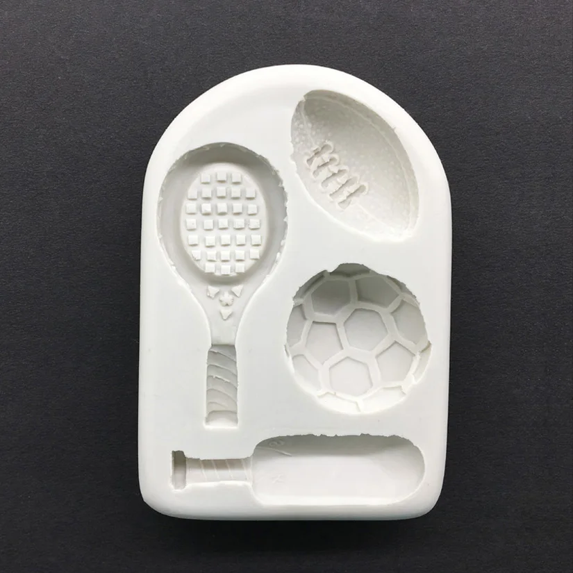 Wholesale 10 Pcs/lot Sports Series Shapes Silicone Sugarcraft Mold, Fondant Cake Decorating Tools Bakeware
Wholesale 10 Pcs/lot Sports Series Shapes Silicone Sugarcraft Mold, Fondant Cake Decorating Tools Bakeware