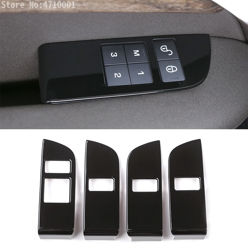 4pcs Glossy Black ABS Chrome Car Child Safety Door Lock Switch Panel Cover Trim For Land Rover Discovery 5 LR5 L462 2017 2018
4pcs Glossy Black ABS Chrome Car Child Safety Door Lock Switch Panel Cover Trim For Land Rover Discovery 5 LR5 L462 2017 2018