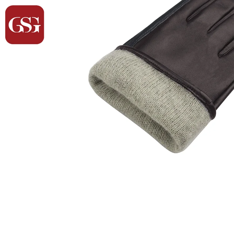 GSG Fashion Mens Genuine Leather Gloves Warm Winter Leather Gloves Men Touchscreen Driving Gloves Wool Cashmere Lined
GSG Fashion Mens Genuine Leather Gloves Warm Winter Leather Gloves Men Touchscreen Driving Gloves Wool Cashmere Lined