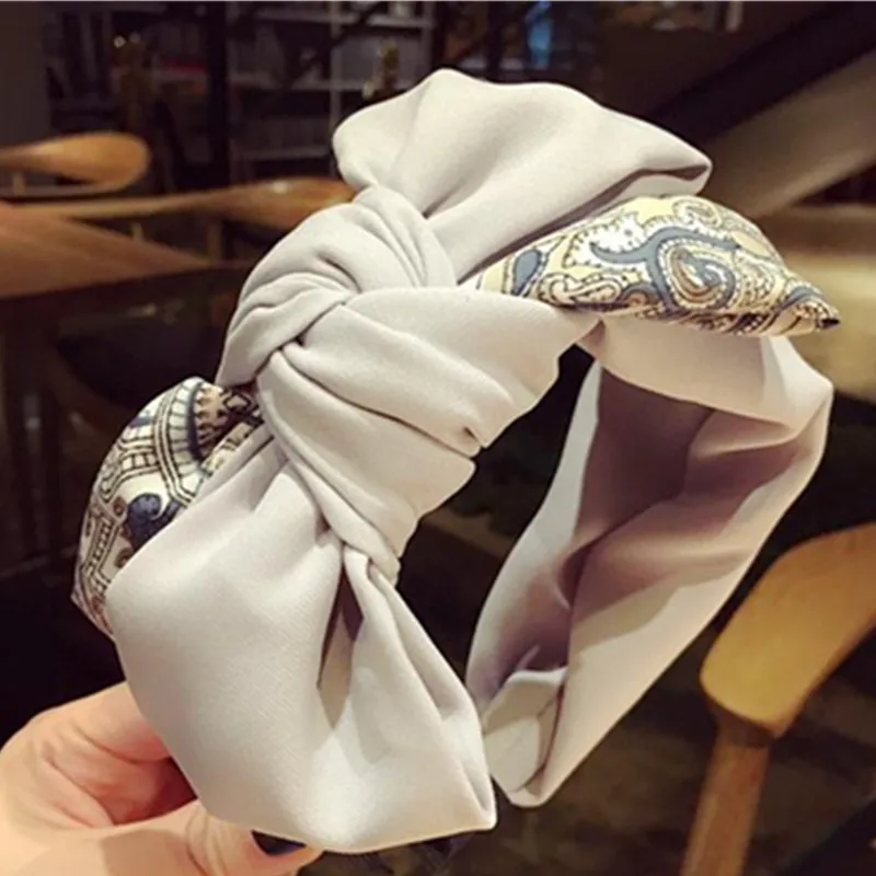 Gray Side Bow Headband for Women Hair Accessories Big Bow Hairband Headband Print Adults Wide Head Band Bowknot Hairband
Gray Side Bow Headband for Women Hair Accessories Big Bow Hairband Headband Print Adults Wide Head Band Bowknot Hairband