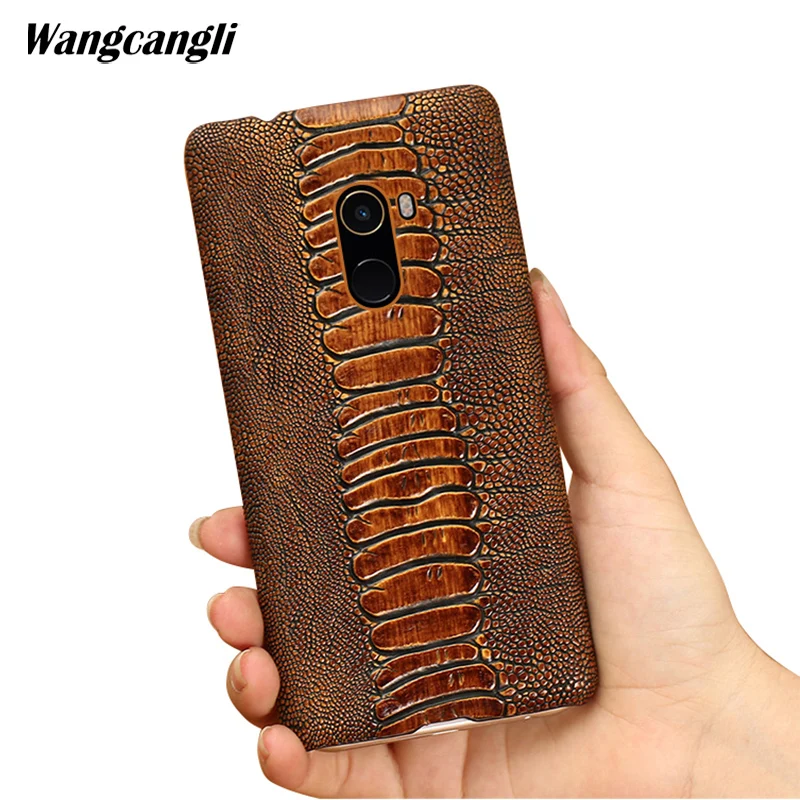 Cowhide ostrich foot texture phone case for xiaomi redmi note 5 custom made phone case Genuine leather Mobile phone cover
Cowhide ostrich foot texture phone case for xiaomi redmi note 5 custom made phone case Genuine leather Mobile phone cover