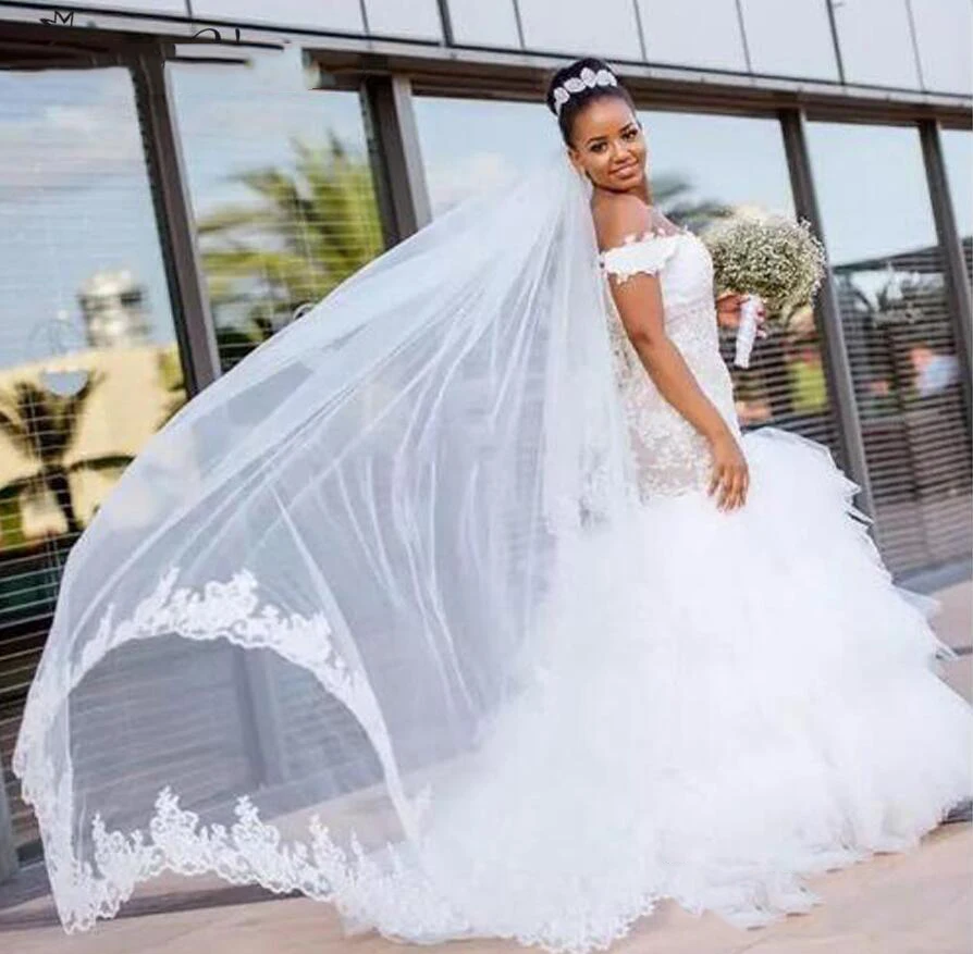 Tassel Train African Mermaid Wedding Dresses 2019 Cap Sleeve lace up Back Embroidery Trumpet Lace Wedding Dress
Tassel Train African Mermaid Wedding Dresses 2019 Cap Sleeve lace up Back Embroidery Trumpet Lace Wedding Dress