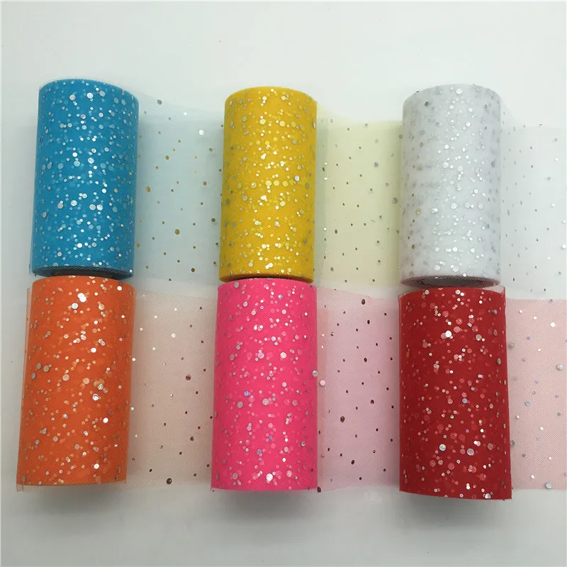 Glitter Sequin Tulle Roll 25 Yards 15cm Spool Tutu Fabric Wedding Decoration Organza Laser DIY Crafts Birthday Party Supplies
Glitter Sequin Tulle Roll 25 Yards 15cm Spool Tutu Fabric Wedding Decoration Organza Laser DIY Crafts Birthday Party Supplies