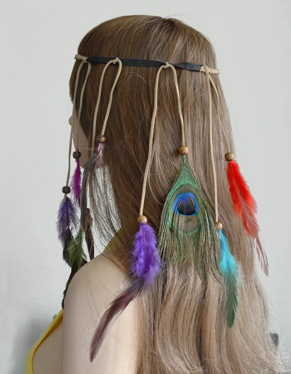 Indian Feather Headdress Handmade Multicolor Feather Beaded Costumes Handmade Indian Feather Headpiece Hair Accessories Jewelry.
Indian Feather Headdress Handmade Multicolor Feather Beaded Costumes Handmade Indian Feather Headpiece Hair Accessories Jewelry.
