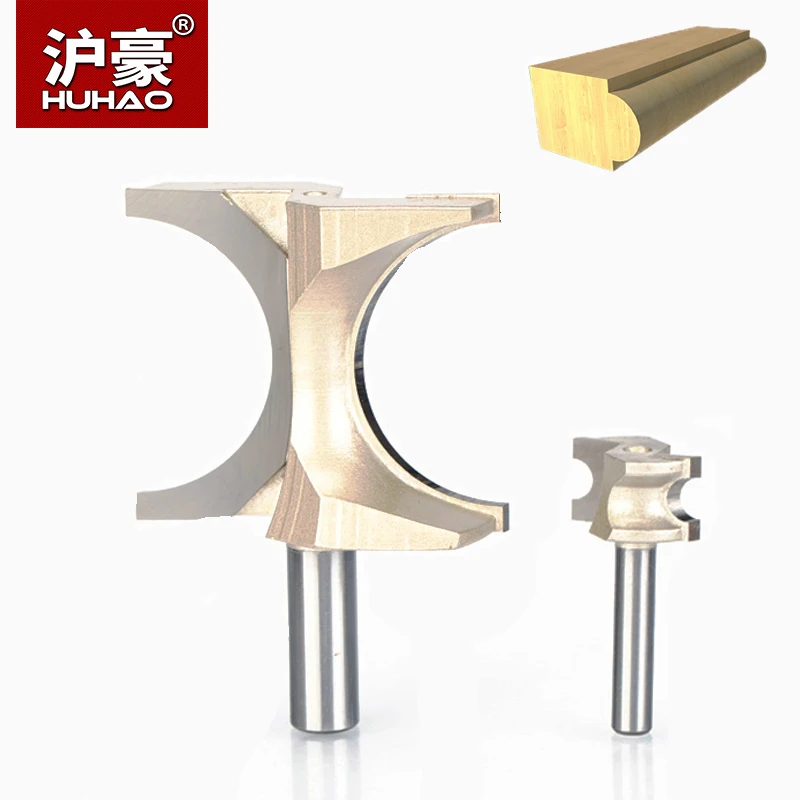 HUHAO 2pcs/lot 1/2" Shank Half Round bit 2 Flute Endmill Router Bits for Wood Without Bearing Woodworking Tool Milling Cutter
HUHAO 2pcs/lot 1/2" Shank Half Round bit 2 Flute Endmill Router Bits for Wood Without Bearing Woodworking Tool Milling Cutter