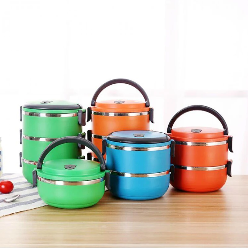 Home Stainless Steel Lunch Box Food Containers Colorful Bento Box Portable For Kids Outdoor Camping Picnic Set
Home Stainless Steel Lunch Box Food Containers Colorful Bento Box Portable For Kids Outdoor Camping Picnic Set