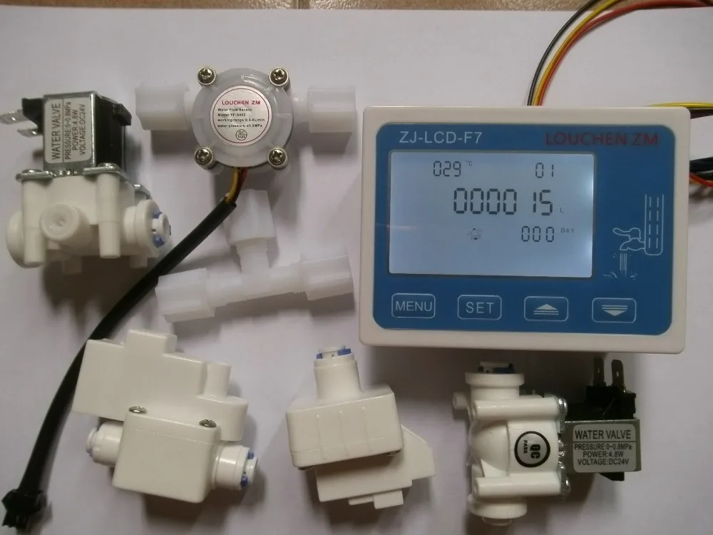 2021 NEW RO Pure Water Filter Controller Display+Solenoid Valve+Switch+Flow Sensor+TDS
2021 NEW RO Pure Water Filter Controller Display+Solenoid Valve+Switch+Flow Sensor+TDS