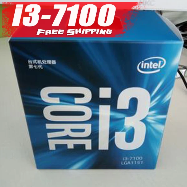 Процессор Intel Core серии I3 7100 процессор LGA 1151 land FC Бесплатная доставка|core processor|processor