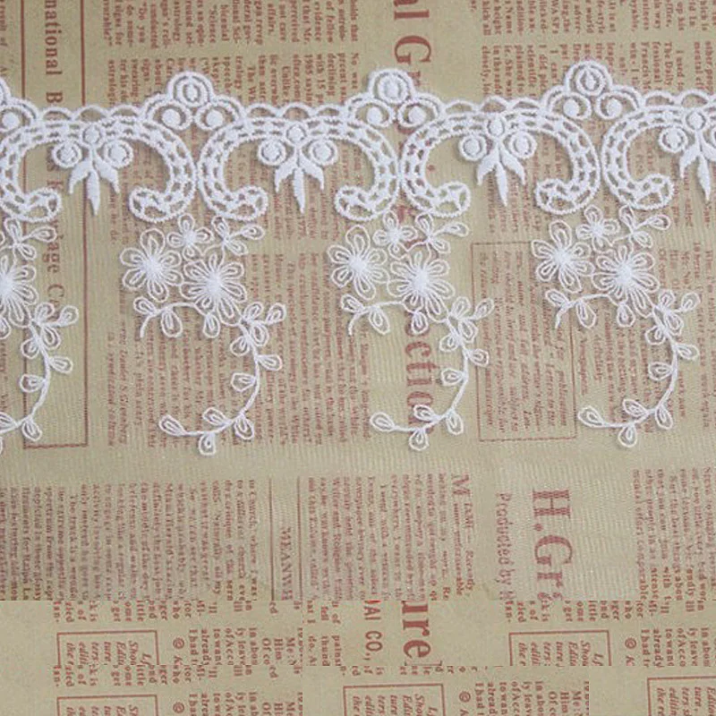 YACKALASI Tulle Lace Cotton Embroidery Lace Fabrics Vintage White Scalloped DIY Garment Accessories 13cm
YACKALASI Tulle Lace Cotton Embroidery Lace Fabrics Vintage White Scalloped DIY Garment Accessories 13cm